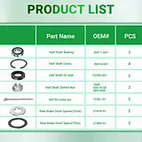 ez go golf cart rear axle bearing replacement
